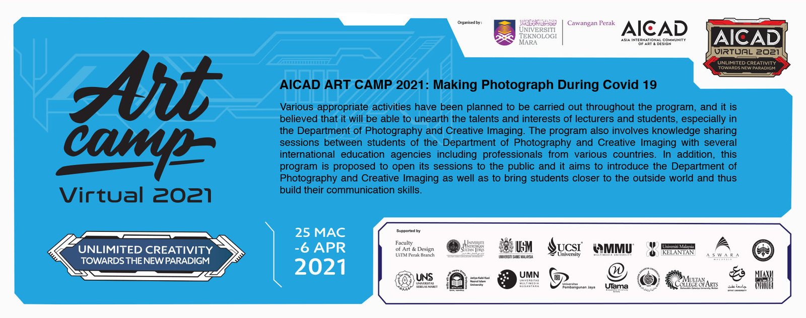 banner artcamp2021